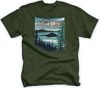 Concept 360 T-Shirt Crater Lake Milestone